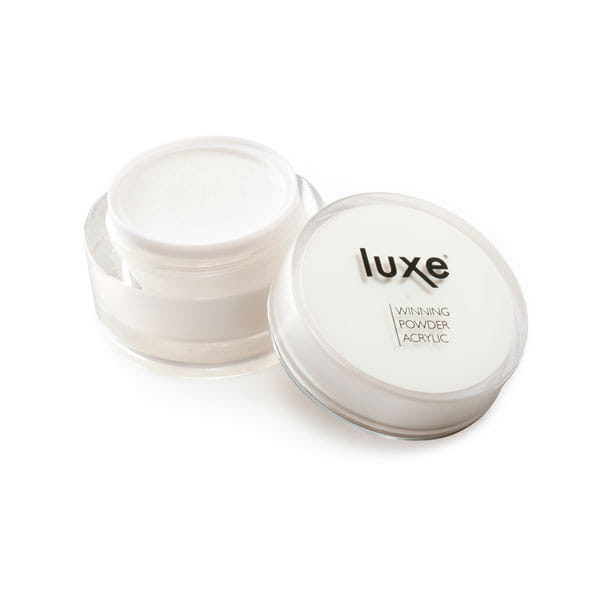 Poudre acrylique transparente Luxe Nails (Réf : 14015), résine acrylique pour décoration d'ongles et nail art.