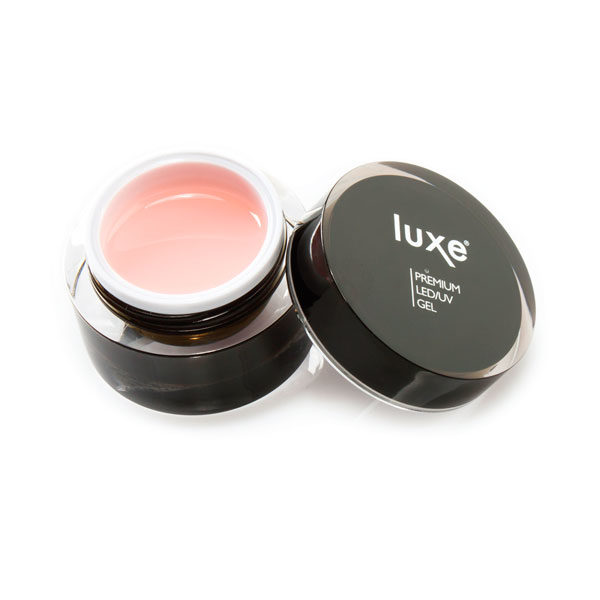Premium Sculpting Gel Rosé Luxe Nails (50 ml) - gel monophasé auto-lissant et anti-movie pour Baby boomer
