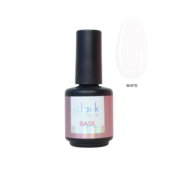 Base Gummy Blanc de Luxe Nail en 12 ml - Gel haute viscosité et auto-égalisant avec effet volume pour ongles fins, cassants ou endommagés