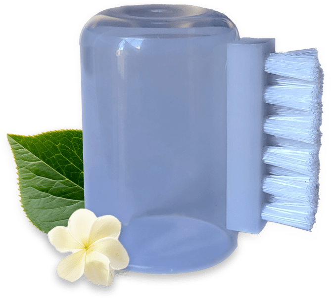 Clean Nails G - brosse sur-mesure made in France pour application facile du soin de l'ongle
